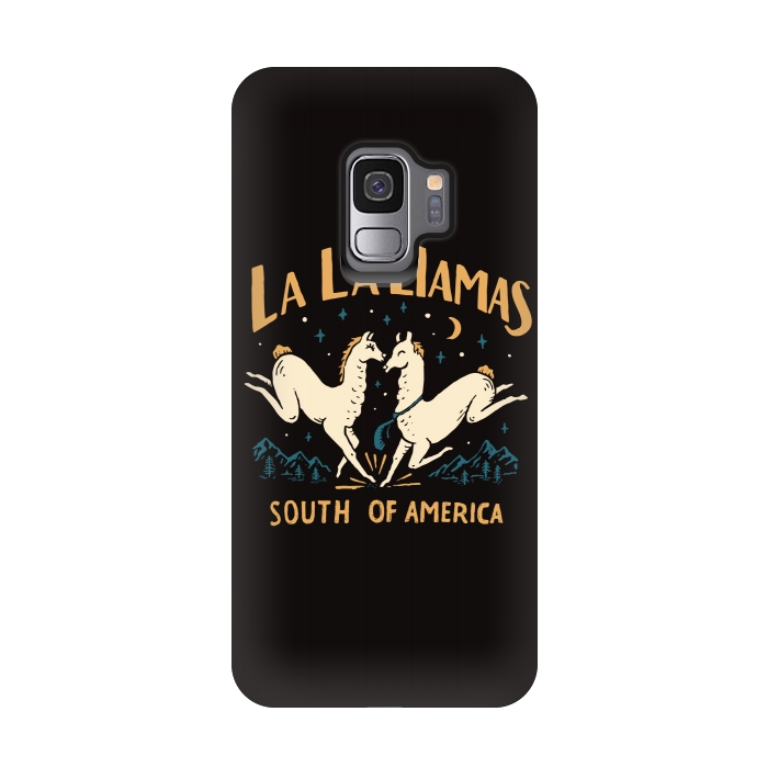 Galaxy S9 StrongFit La La Llamas by Tatak Waskitho