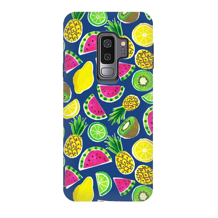 Galaxy S9 plus StrongFit painted fruit salad by Laura Grant