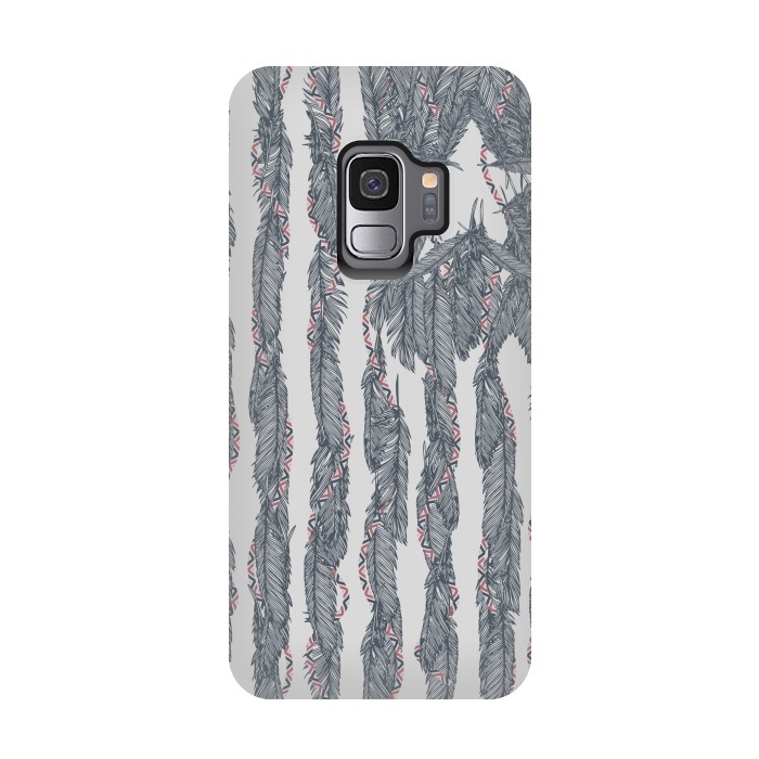 Galaxy S9 StrongFit America Feather Flag by Sitchko