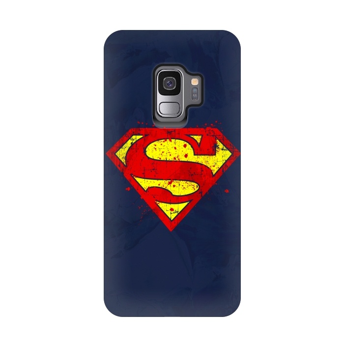 Galaxy S9 StrongFit Super Man's Splash by Sitchko