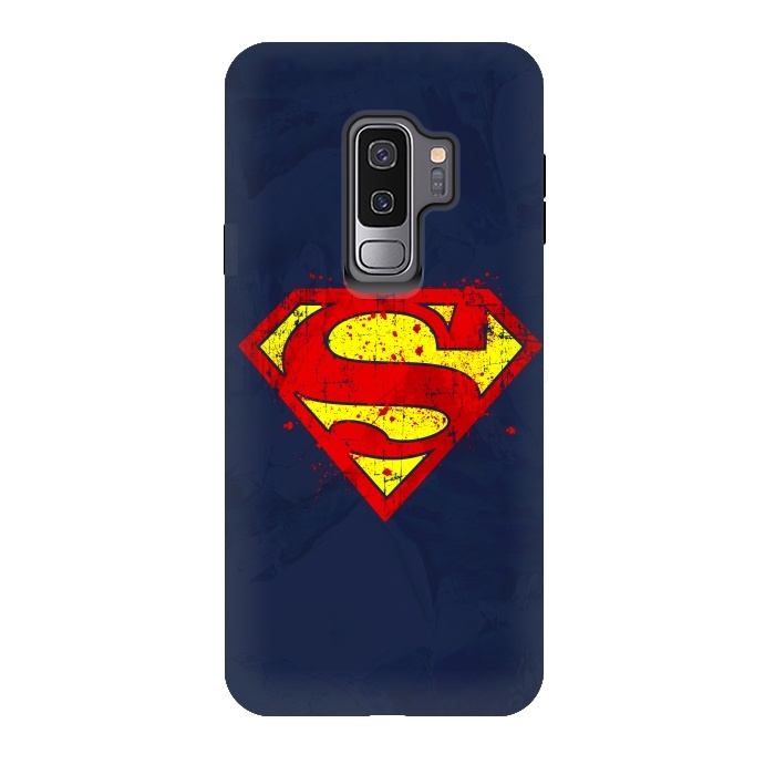 Galaxy S9 plus StrongFit Super Man's Splash by Sitchko
