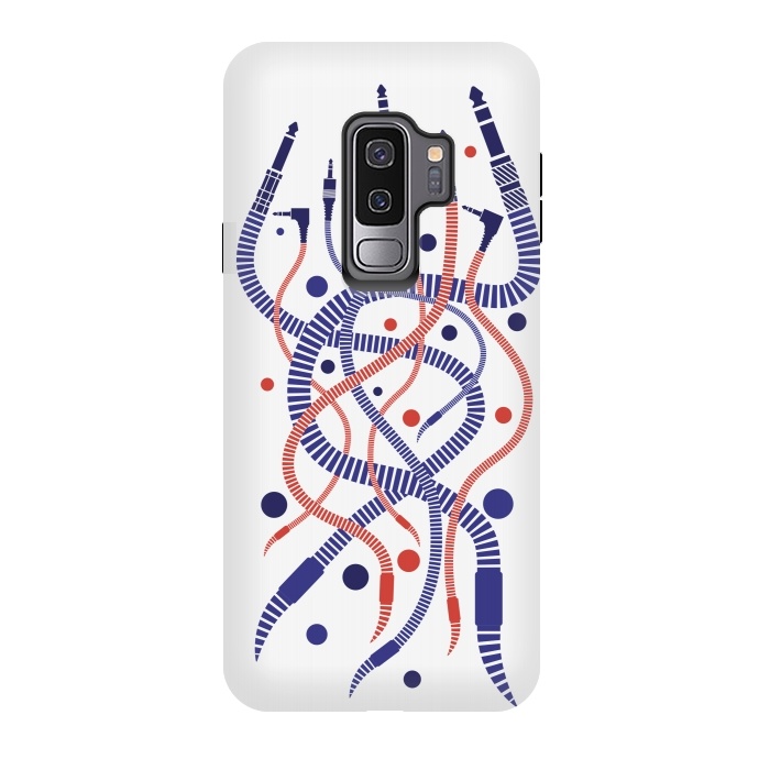 Galaxy S9 plus StrongFit Jackworms by Sitchko