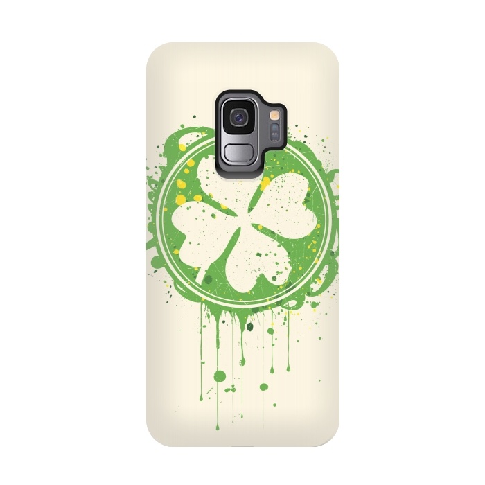 Galaxy S9 StrongFit Patrick's clover by Sitchko
