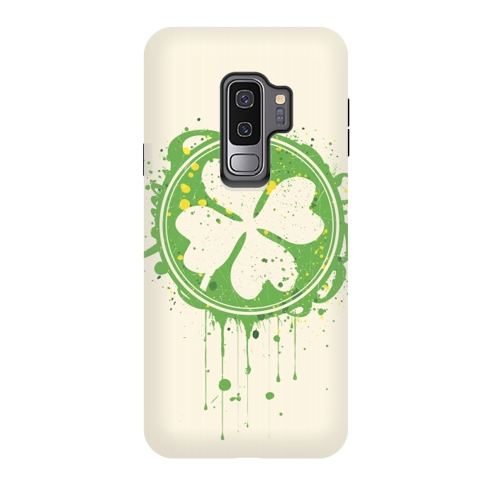 Galaxy S9 plus StrongFit Patrick's clover by Sitchko