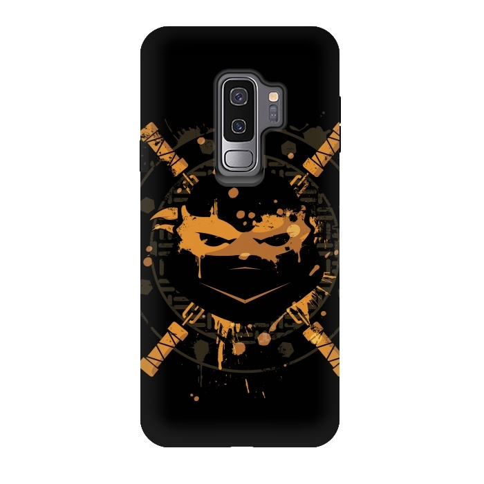 Galaxy S9 plus StrongFit Michelangelo Turtle by Sitchko