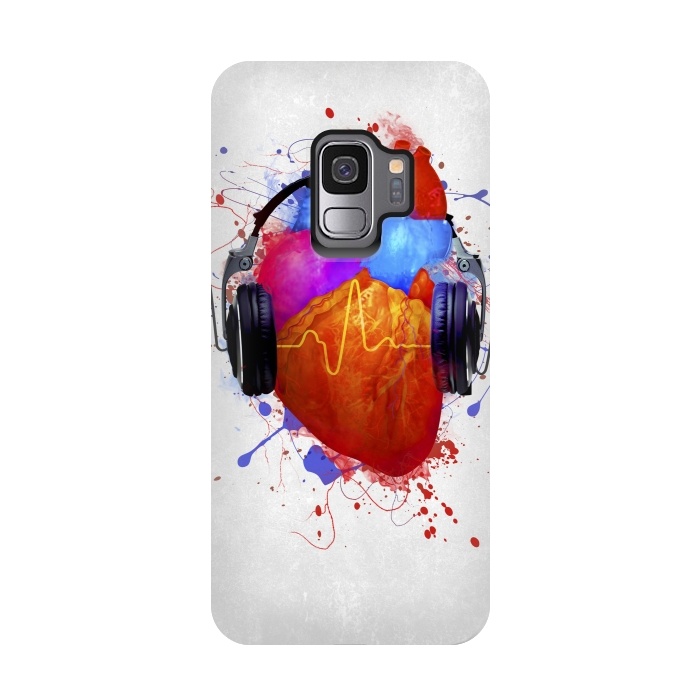 Galaxy S9 StrongFit No Music - No Life by Sitchko