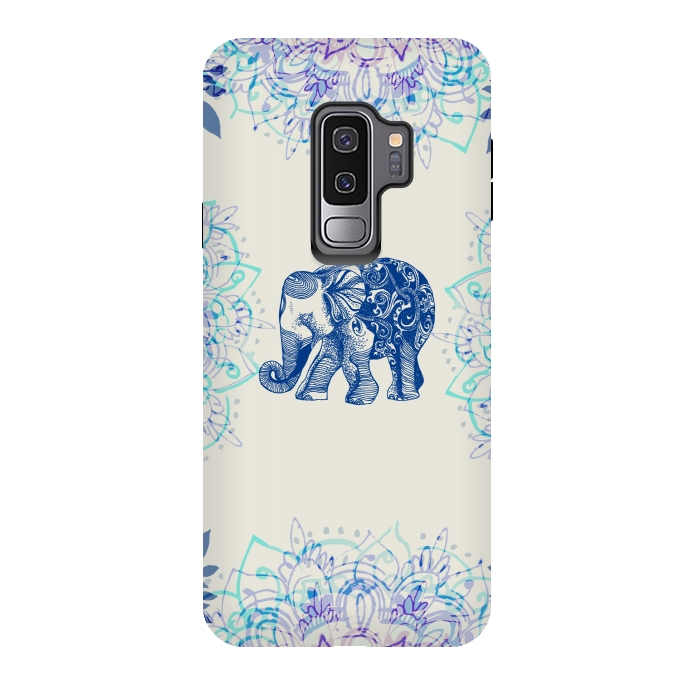 Galaxy S9 plus StrongFit Pretty Little Elephant  by Rose Halsey