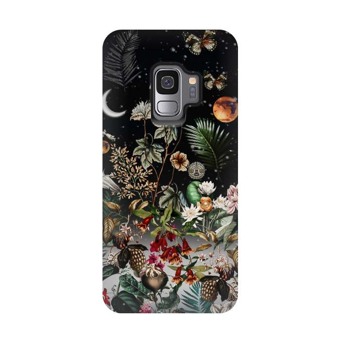 Galaxy S9 StrongFit Beautiful night garden by Burcu Korkmazyurek