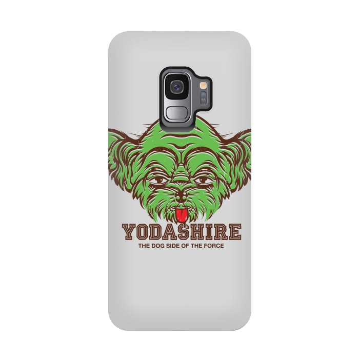 Galaxy S9 StrongFit [ba dum tees] Yodashire by Draco