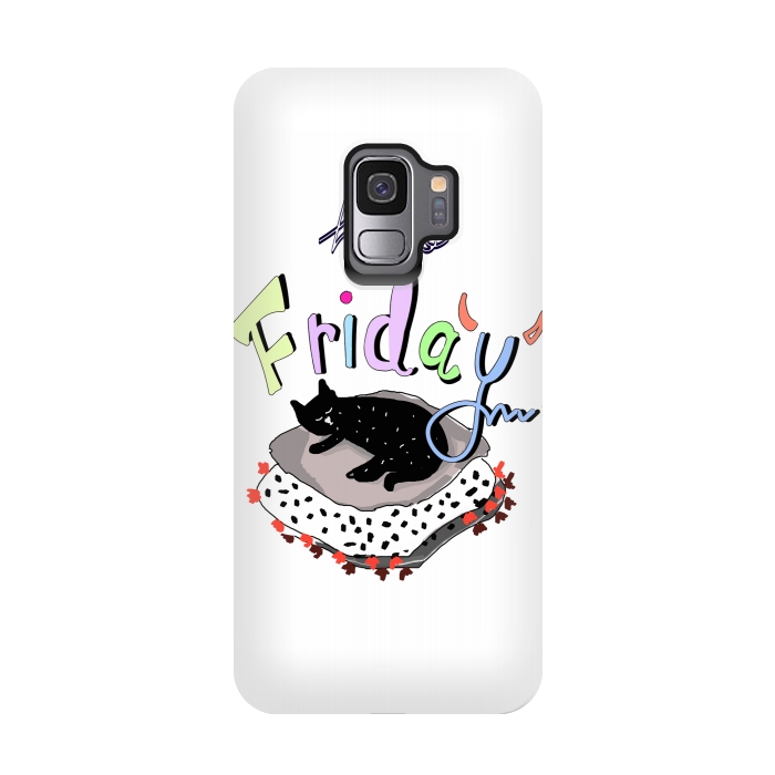 Galaxy S9 StrongFit Hello Friday by MUKTA LATA BARUA