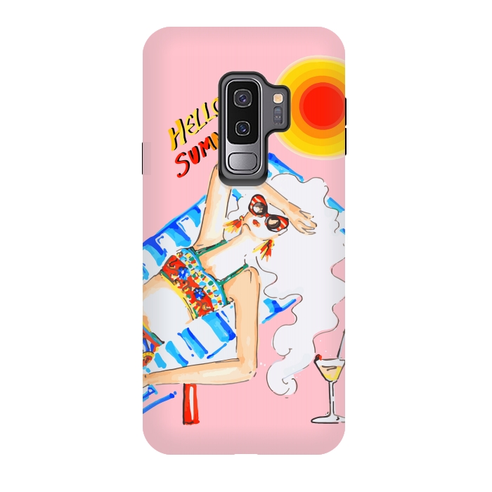 Galaxy S9 plus StrongFit Hello Summer by MUKTA LATA BARUA