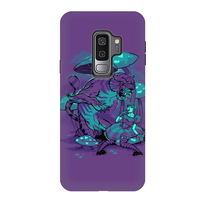 Galaxy S9 plus StrongFit Cheshire Cat by Draco