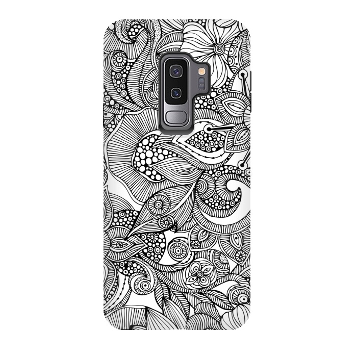 Galaxy S9 plus StrongFit Doodles by Valentina Harper