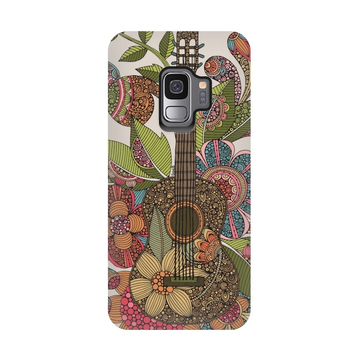 Galaxy S9 StrongFit Ever guitar by Valentina Harper