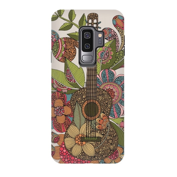 Galaxy S9 plus StrongFit Ever guitar by Valentina Harper