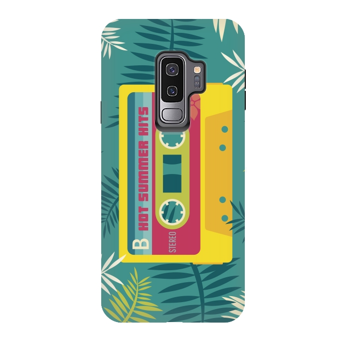 Galaxy S9 plus StrongFit Hot Summer Retro Tape by Dellán