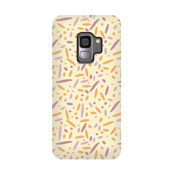Galaxy S9 StrongFit Icecream Sprinkles by Edith May