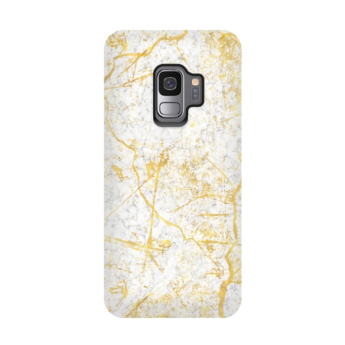 Galaxy S9 StrongFit Golden Marble by Martina