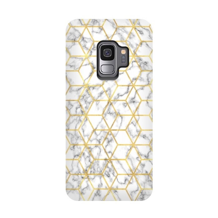 Galaxy S9 StrongFit Graphic Marble by Martina