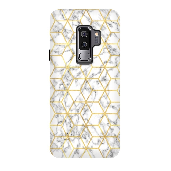Galaxy S9 plus StrongFit Graphic Marble by Martina