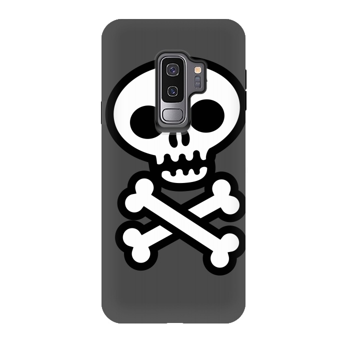 Galaxy S9 plus StrongFit Skull & Crossbones by Wotto