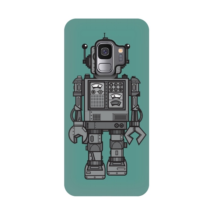 Galaxy S9 StrongFit A Vintage Robot Friend by Wotto
