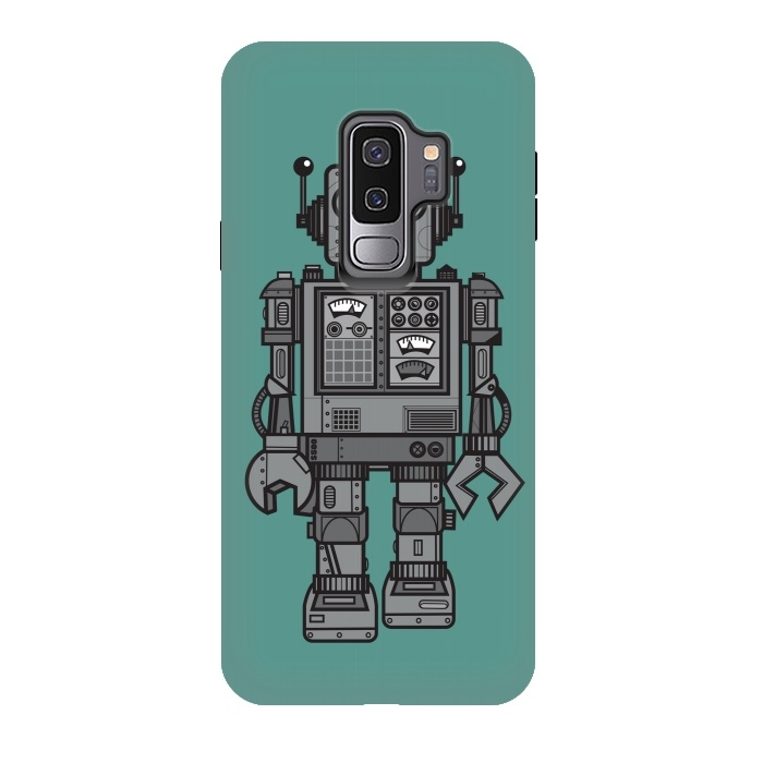 Galaxy S9 plus StrongFit A Vintage Robot Friend by Wotto