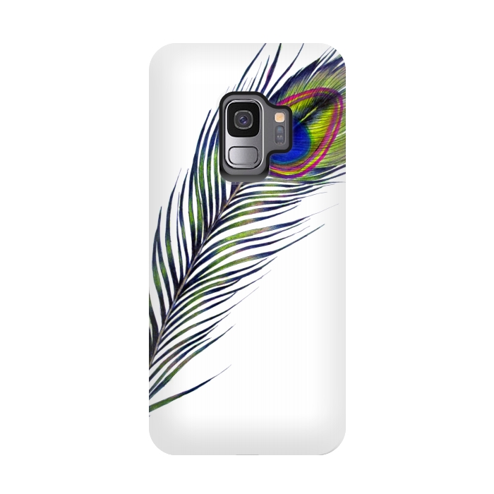 Galaxy S9 StrongFit The Peacock's Feather by ECMazur 