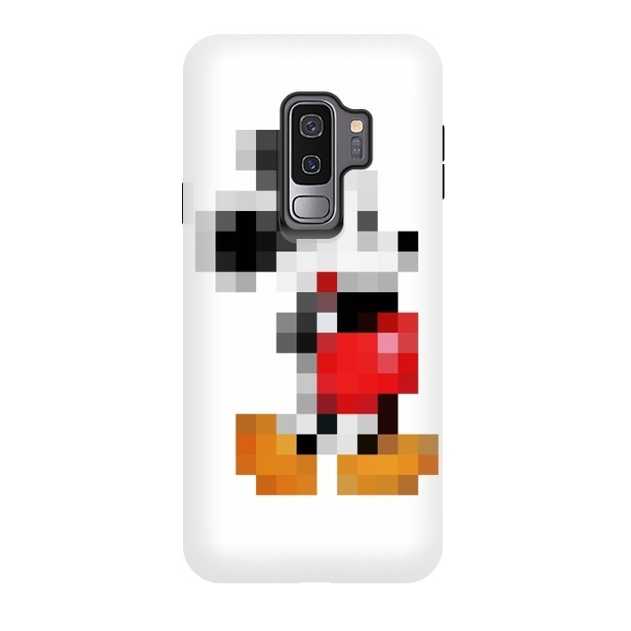 Galaxy S9 plus StrongFit Mickey Mouse Pixel by Alisterny