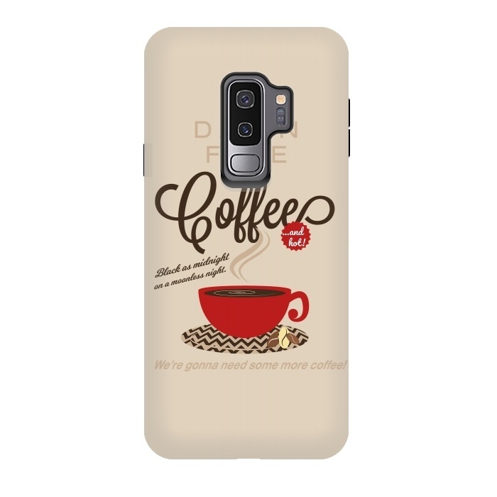 Galaxy S9 plus StrongFit Twin Peaks Damn Fine Coffee by Alisterny