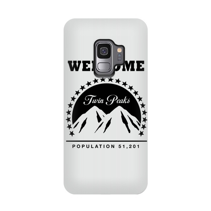 Galaxy S9 StrongFit Twin Peaks Paramount Logo by Alisterny