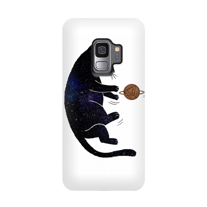 Galaxy S9 StrongFit Cat Universe by Coffee Man