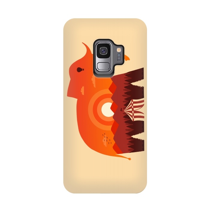 Galaxy S9 StrongFit Elephant Landscape by Coffee Man
