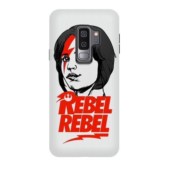 Galaxy S9 plus StrongFit Rebel Rebel Jyn Erso David Bowie Star Wars Rogue One  by Alisterny
