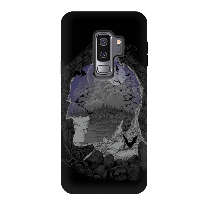 Galaxy S9 plus StrongFit Bat Cave by Branko Ricov