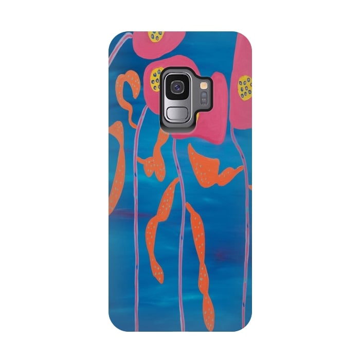 Galaxy S9 StrongFit Flowers of Chrion by Helen Joynson
