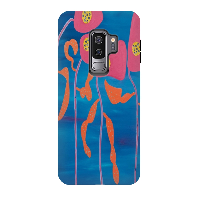 Galaxy S9 plus StrongFit Flowers of Chrion by Helen Joynson