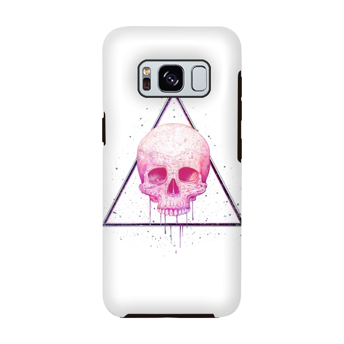 Galaxy S8 StrongFit Skull in triangle by kodamorkovkart