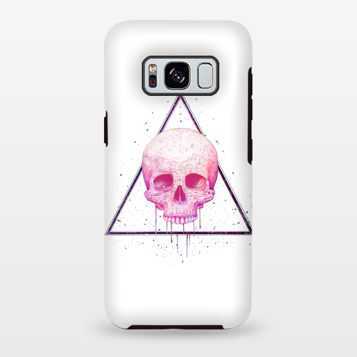 Galaxy S8 plus StrongFit Skull in triangle by kodamorkovkart