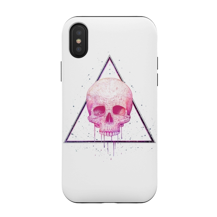 iPhone Xs / X StrongFit Skull in triangle by kodamorkovkart