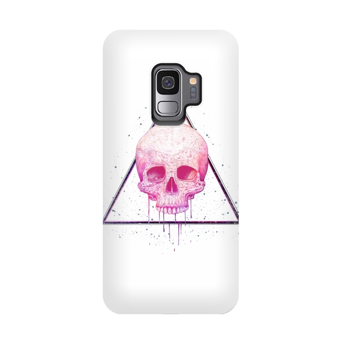 Galaxy S9 StrongFit Skull in triangle by kodamorkovkart