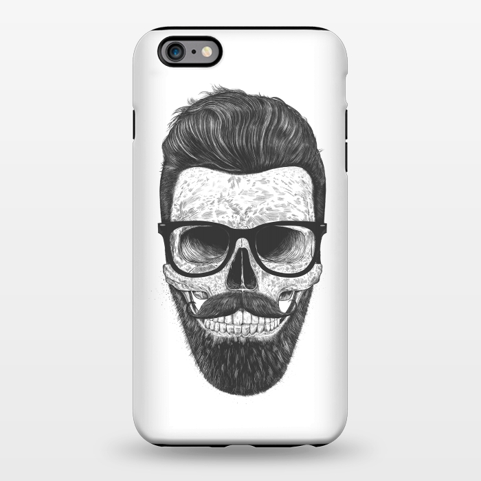 iPhone 6/6s plus StrongFit Hipster skull by kodamorkovkart