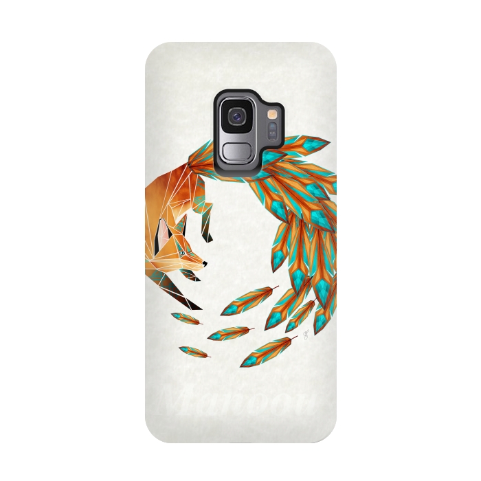 Galaxy S9 StrongFit fox cercle by Manoou