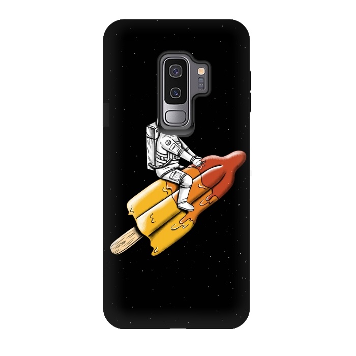 Galaxy S9 plus StrongFit Astronaut Melted Rocket by Coffee Man