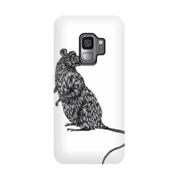 Galaxy S9 StrongFit Little Rat by ECMazur 