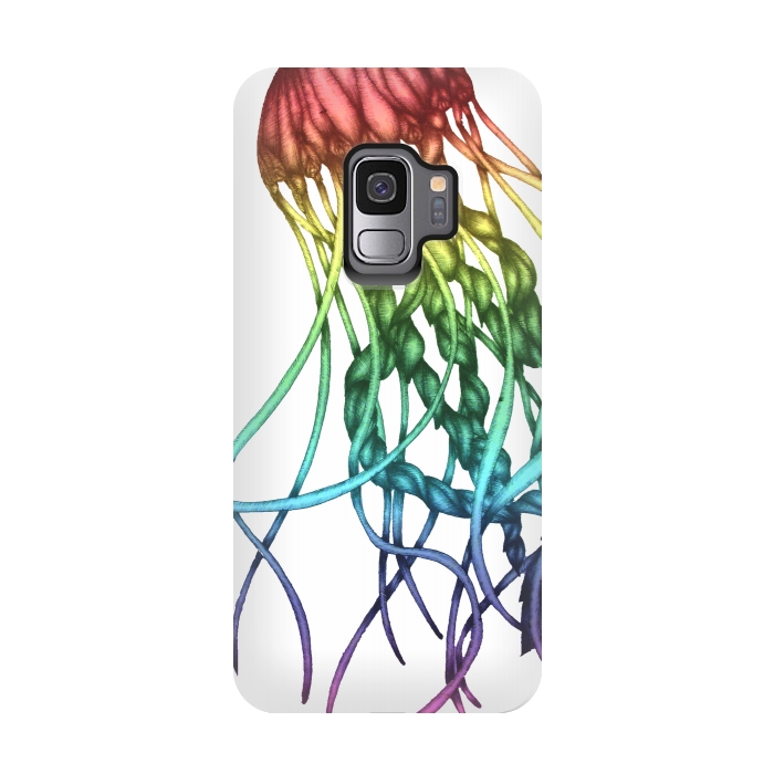 Galaxy S9 StrongFit Rainbow Jelly by ECMazur 