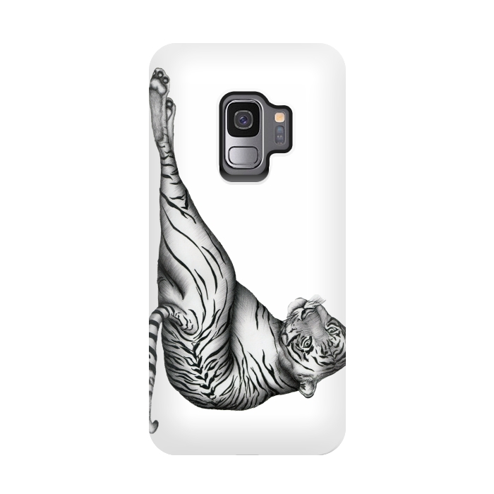 Galaxy S9 StrongFit The Hunter | Tiger by ECMazur 