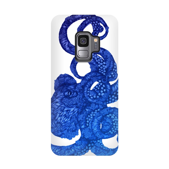 Galaxy S9 StrongFit Ombre Octopus by ECMazur 