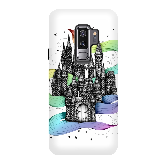 Galaxy S9 plus StrongFit Super Magic Rainbow Dream Castle by ECMazur 