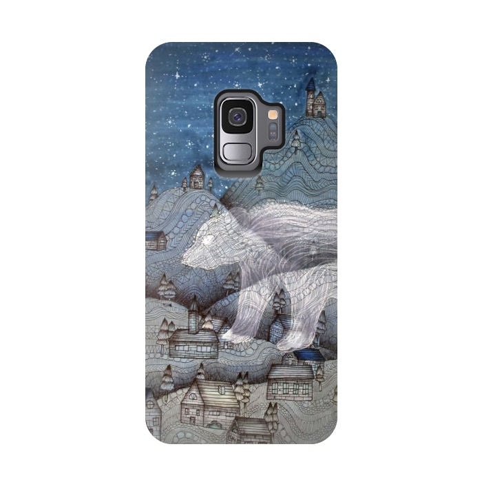 Galaxy S9 StrongFit I Protect this Place II | The Bear by ECMazur 
